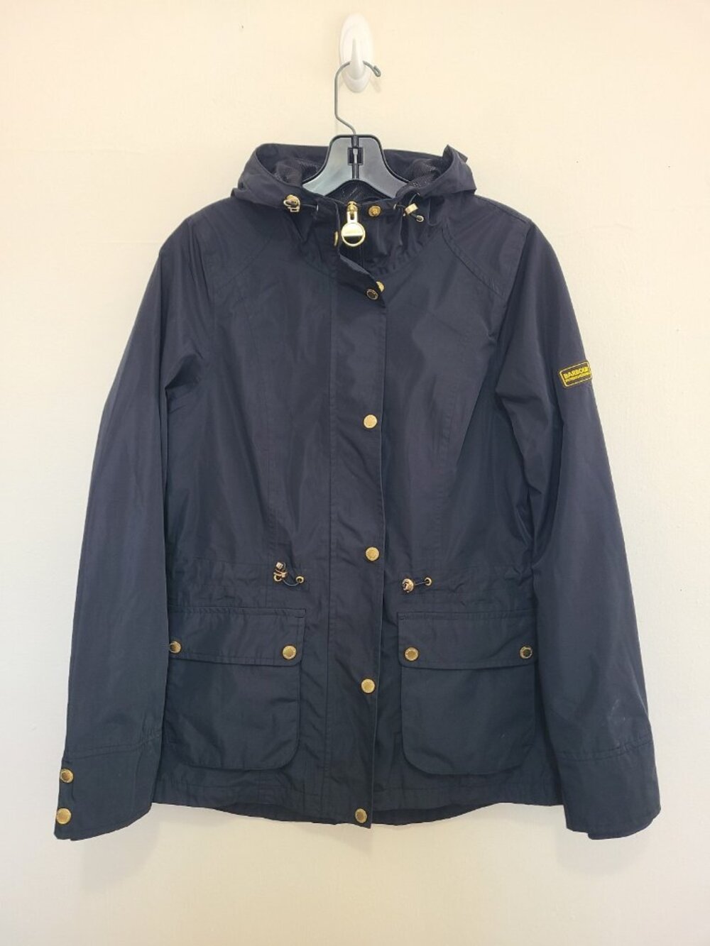 Barbour International Biltwell Rain Jacket Women's size 4